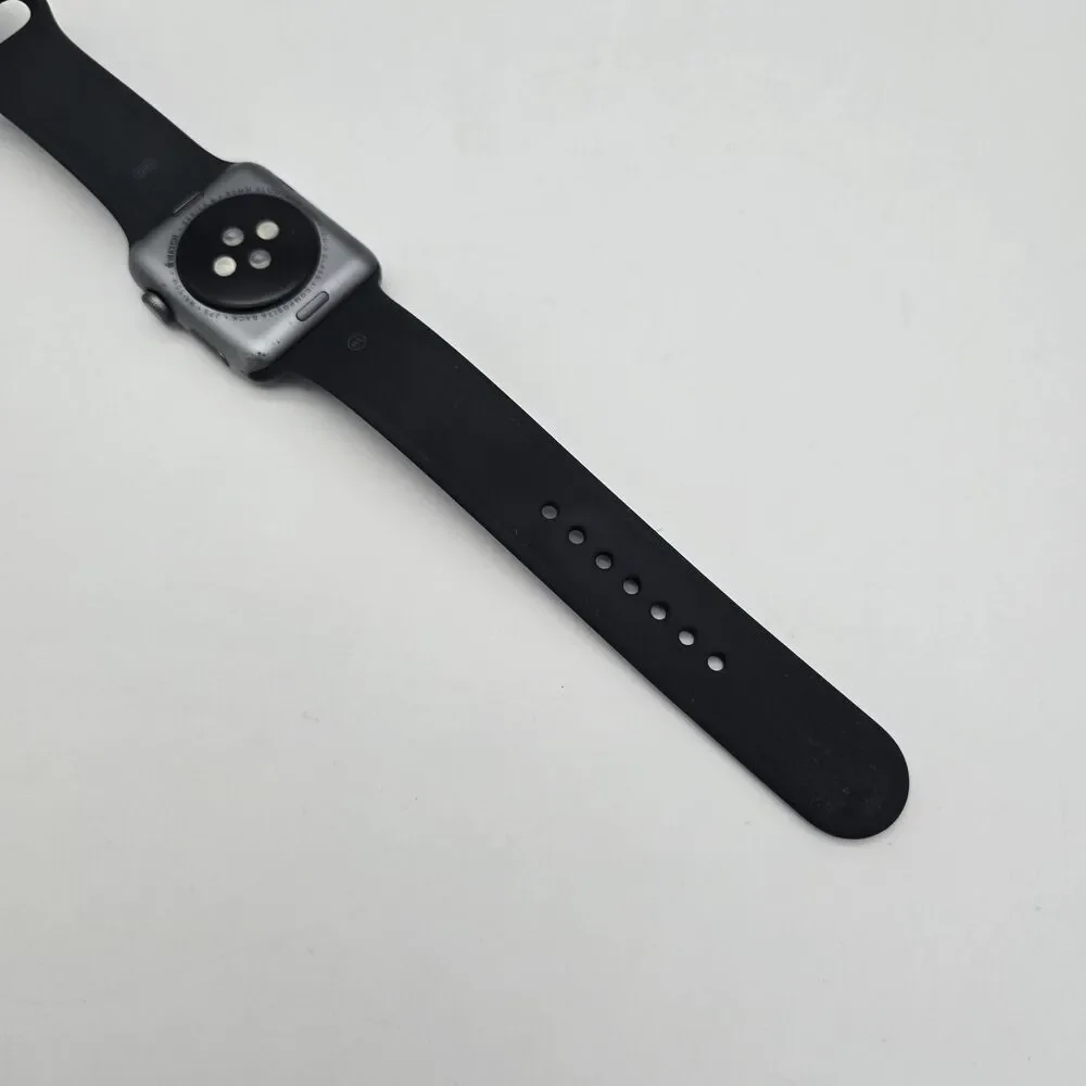 Apple Watch Series 3 - 42mm GPS, Aluminum Black Sport Band **(PROBABLY LOCKED)